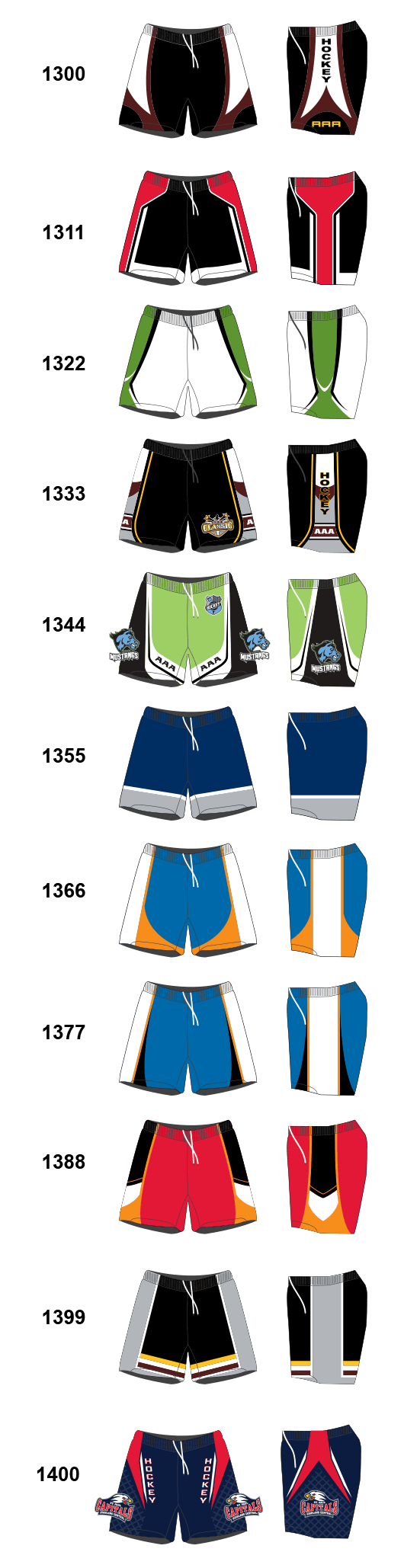 Custom Athletic Shorts Styles