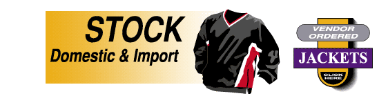 Domestic & Import Stock Jackets